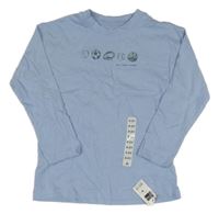 Nové - Světlemodré triko s míči Dunnes