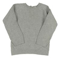 Šedý vzorovaný svetr H&M
