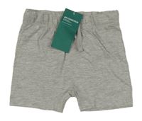 Nové - Šedé bavlněné kraťasy H&M