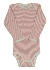 Růžovo-bílé pruhované body POCOPIANO