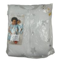 Nové - bílo-světlešedý zateplený spací pytel s hvězdičkami 