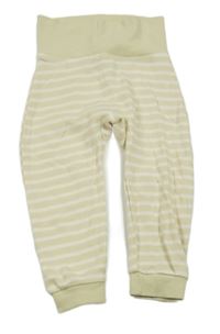 Světlebéžovo-bílé pruhované turecké tepláky lupilu