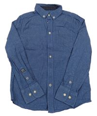 Tmavomodrá melírovaná košile C&A