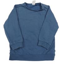 Tmavomodrá mikina H&M