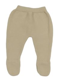 Světlebéžové pletené polodupky 