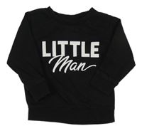 Černá mikina s nápisy Next