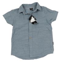 Nové - modrá melírovaná košile TRESPASS