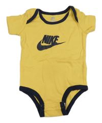 Tmavožluto/tmavomodré body s logem Nike