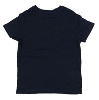 Tmavomodré tričko H&M