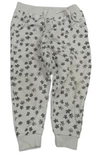Bílé květované tepláky Primark