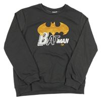 Tmavošedá mikina s netopýrem - Batman