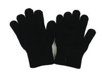 Černé prstové rukavice