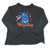 Antracitové mikinotriko se Stitchem Zara