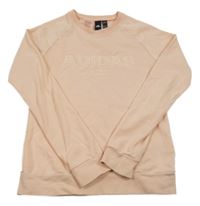 Růžová mikina s nápisem Adidas