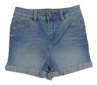 Modré riflové kraťasy George