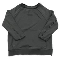 Antracitová mikina s nápisem George