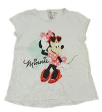 Bílé tričko s Minnie H&M