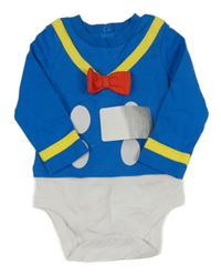 Nové - Modro-bílé body - kačer Donald Disney