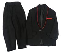 2 set - Černé sako + společenské kalhoty 