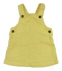 Žluté laclové riflové šaty F&F