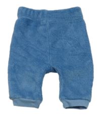 Modré chlupaté tepláky Ergee