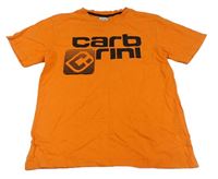 Oranžové tričko s logem zn. Carbrini