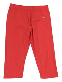 Jahodové sportovní crop legíny Martes