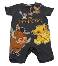Antracitový kraťasový overal - Lví král Disney