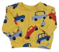Žlutá mikina s auty zn. Primark