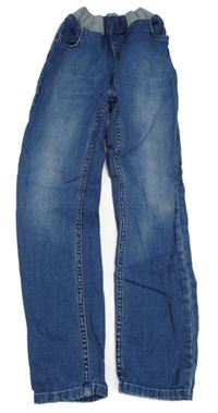 Modré rifle s úpletovým pasem LC Waikiki