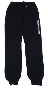 Tmavomodré tepláky Tommy Hilfiger 