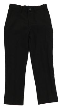 Černé společenké chino kalhoty H&M