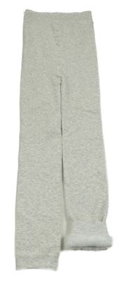 Světlešedé melírované zateplené punčocháčové legíny Primark