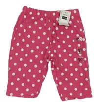 Nové - Růžové puntíkaté crop legíny Dunnes Stores