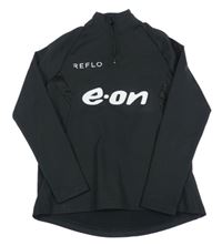 Černá sportovní mikina s nápisy