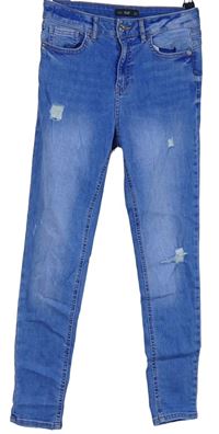 Dámské světlemodré skinny rifle s prošoupáním F&F
