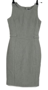 Dámské šedé pouzdrové šaty Primark vel. 32