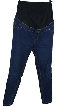 Dámské tmavomodré těhotenské džegíny New Look 