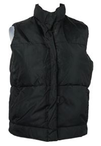 Dámská černá šusťáková zateplená vesta GAP