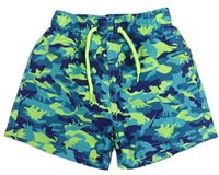 Army plážové kraťasy s dinosaury Matalan