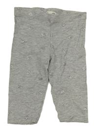 Šedé puntíkaté capri legíny H&M