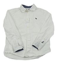 Bílá košile s výšivkou H&M