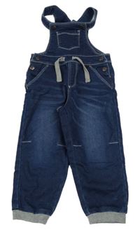 Tmavomodré teplákové laclové rifle Lupilu