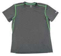 Šedo-zelené sportovní funknční tričko H&M