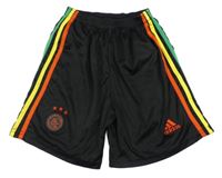 Černo-barevné sportovní kraťasy Adidas