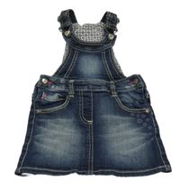 Tmavomodré riflová sukně s laclem S. Oliver