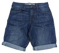 Tmavomodré riflové kraťasy Denim Co.