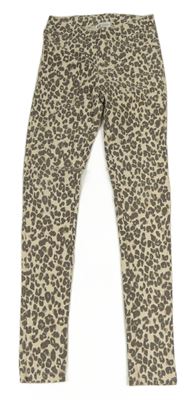 Béžovo-hnědé vzorované legíny H&M