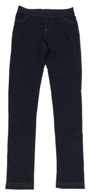 Tmavomodré tregíny riflového vzhledu C&A