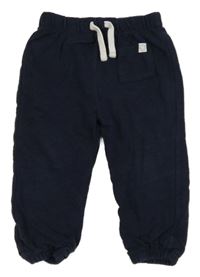 Tmavomodré tepláky s kapsou M&S